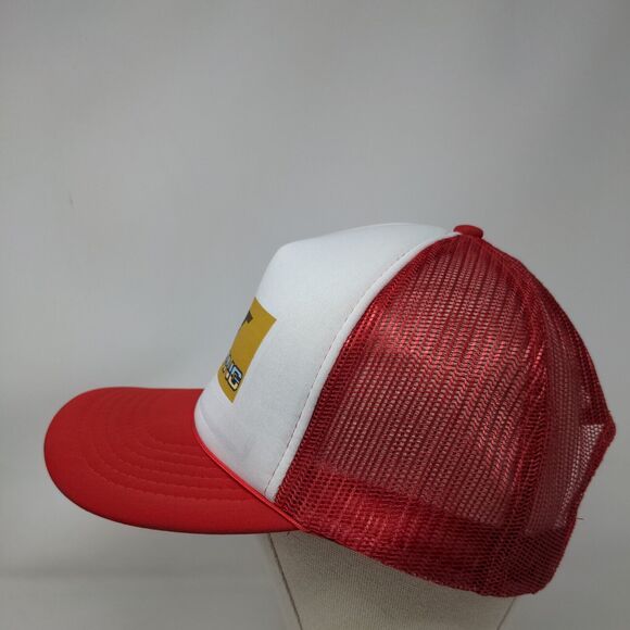 Mustang GT Snapback Mesh Back Rope Trucker Hat Red Adult Fit All Mad Hatter - Picture 3 of 8